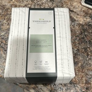 Target Threshold Organic Cotton King Sheets